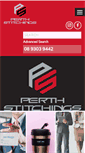 Mobile Screenshot of perthstitchings.com.au